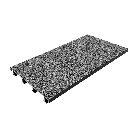 sanFLOOR 162 Terrassendiele Granit dunkel  Schräge Ansicht