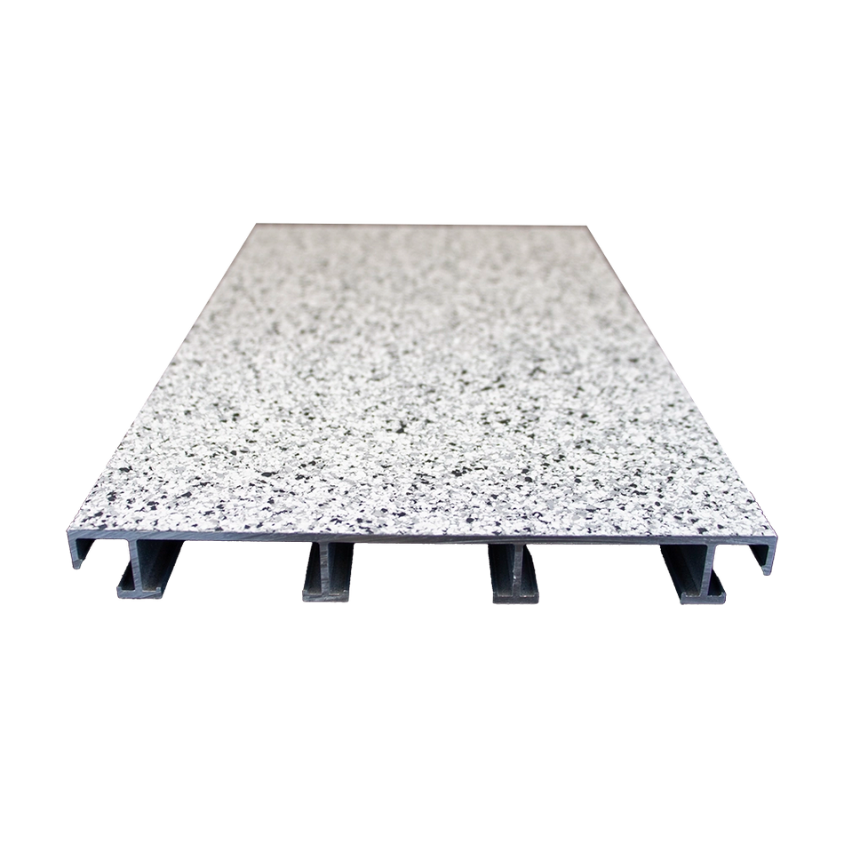 sanFLOOR 162 Terrassendiele Granit hell Vorderansicht
