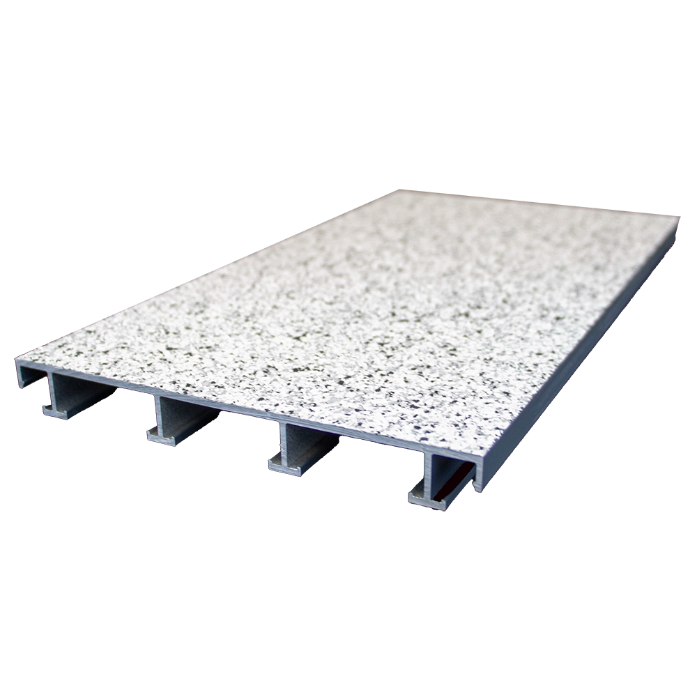 sanFLOOR 162 Terrassendiele Granit hell Seitenansicht